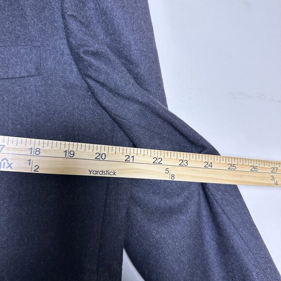 Neiman Marcus Aquascutum Of London Blazer Sport Coat Jacket Men 42R Black Prep - Picture 10 of 16